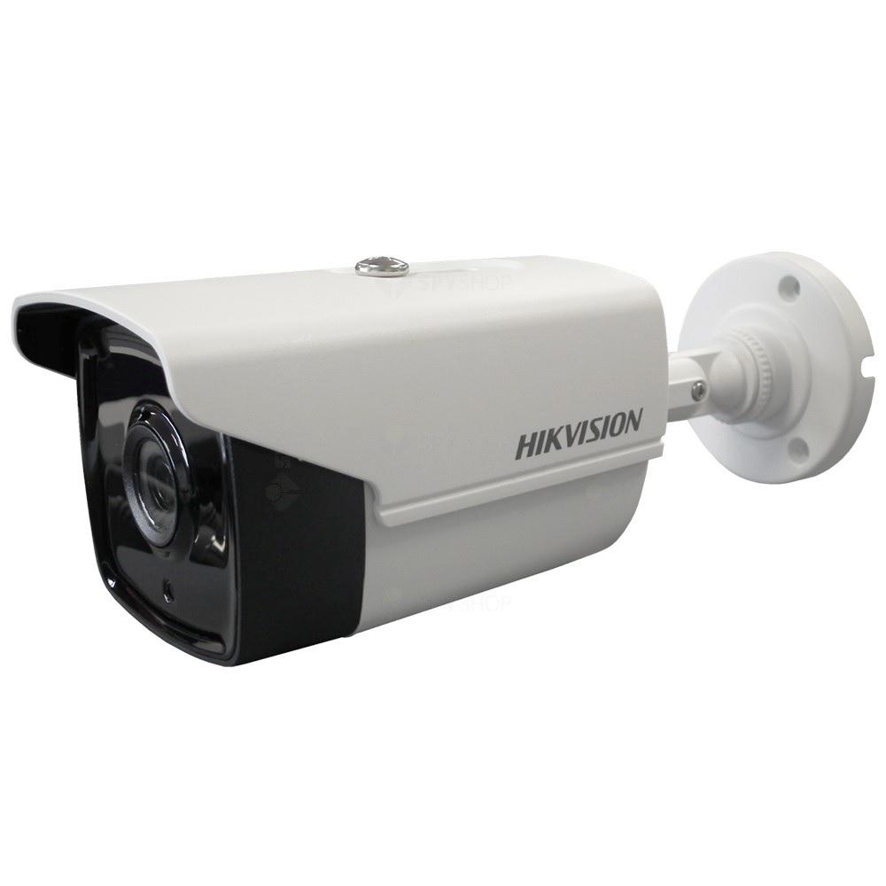 Camera supraveghere Hikvision TurboHD Bullet DS-2CE16D8T-IT3F(2.8mm); 2MP; STARLIGHT Ultra-Low Light; 2 Megapixel high-performance CMOS; rezolutie 1920 × 1080; lentila 2.8mm; distanta IR: 60 metri EXIR 2.0, Smart IR;  130 dB true WDR, 3D DNR/BL/AGC; Up the Coax(HIKVISION-C); 4 in 1 video output