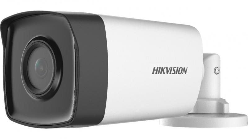 Camera supraveghere Hikvision Turbo HD bullet DS-2CE17D0T-IT5F(3.6mm) (C), 2MP, senzor CMOS, rezolutie 1920 × 1080@30fps, iluminare: 0.01 Lux @ (F1.2, AGC ON), 0 Lux with IR, lentila fixa: 3.6mm, unghi vizualizare: horizontal FOV: 79.6°, vertical FOV: 43.5°, diagonal FOV: 93.7° , distanta IR