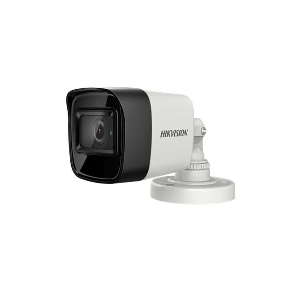 Camera de supraveghere Hikvision Turbo HD Outdoor Bullet, DS-2CE16H8T- IT3F(2.8mm); 5MP; Fixed Lens: 2.8mm; 5MP@20fps, 4MP@25fps(P)/30fps(N) (Default), EXIR, 40m IR, Outdoor EXIR Bullet, ICR, 0.005 Lux/F1.2, 12VDC, Smart IR, True WDR,3D DNR, OSD Menu(Up the Coax), IP67;