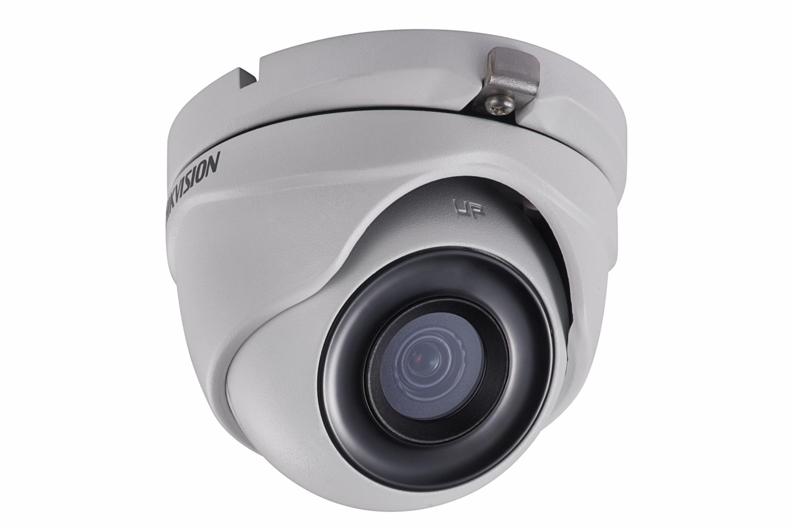 Camera de supraveghere Hikvision TURRET, DS-2CE56D8T-ITMF(2.8mm); 2MP; 130db True True WDR, Ultra low light Pro; 2M Smart FSI CMOS Sensor, EXIR, 30m IR, Outdoor EXIR Turret, ICR, 0.003Lux/F1.2, 12 VDC, Smart IR, 3D DNR, OSD Menu(Up the Coax), IP67, 2.8 Lens, Support TVI/AHD/CVI/CVBS video signal