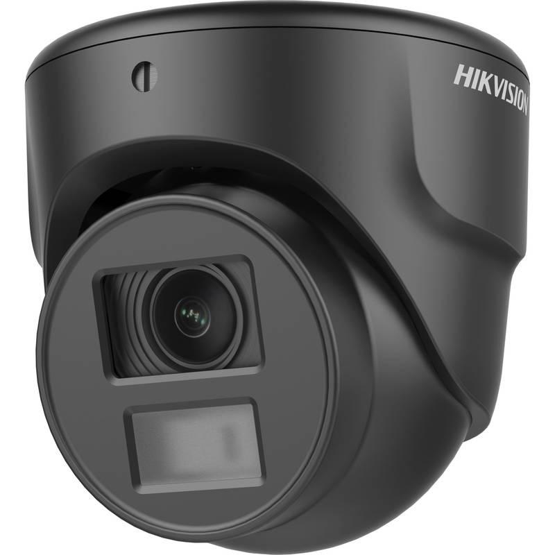 Camera supraveghere Hikvision Turbo HD mini turret DS-2CE70D0T-ITMF (2.8MM)black. 2 Mp, culoare neagra, rezolutie 1920 × 1080@25fps, iluminare 0.01 Lux@(F1.2, AGC ON), 0 Lux cu IR, lentila 2.8mm, distanta IR 20m, Smart IR, Digital WDR/AGC/AWB/BLC/HLC/2D DNR/ICR, camera 4 in1 TVI/AHD/CVI/CVBS