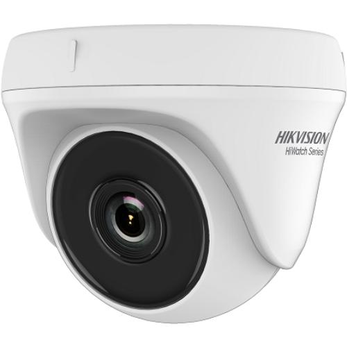 Camera de supraveghere Hikvision TURRET HWT-T120-P; 2MP; seria HiWatch; CMOS Sensor, Indoor EXIR Eyeball, 20m IR, ICR, 0.01 Lux/F1.2, 12 VDC, Smart IR, DNR, OSD Menu, 2.8mm Lens, Support 4 in 1 HD-TVI/AHD/ CVI/CVBS video output;