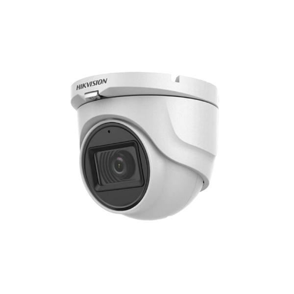 Camera supraveghere Hikvision Turbo HD turret DS-2CE76D0T-ITMF(2.8mm)C, 2MP, senzor: 2 MP CMOS, rezolutie: 1920 × 1080@30fps, iluminare: 0.01 Lux@(F1.2, AGC ON), 0 Lux cu IR, lentila: 2.8 mm, distanta IR: 30m, Smart IR, Digital WDR/ICR/AGC/AWB/2D DNR/BLC/HLC/Global, camera 4 in 1 TVI/AHD/CVI/CVBS