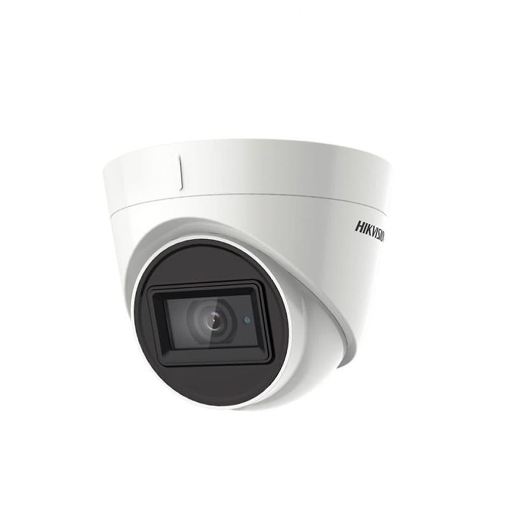 Camera supraveghere Hikvision Turbo HD turret DS-2CE78D0T-IT3FS(2.8mm), 2 MP, microfon audio incorporat, senzor: 2 MP CMOS, rezolutie: 1920 × 1080@30fps, iluminare: 0.01 Lux@(F1.2, AGC ON), 0 Lux cu IR, lentila: 2.8mm, distanta IR: 40m, Smart IR, Digital WDR/ICR/2D DNR/AGC/BLC/HLC/Global, camera 4