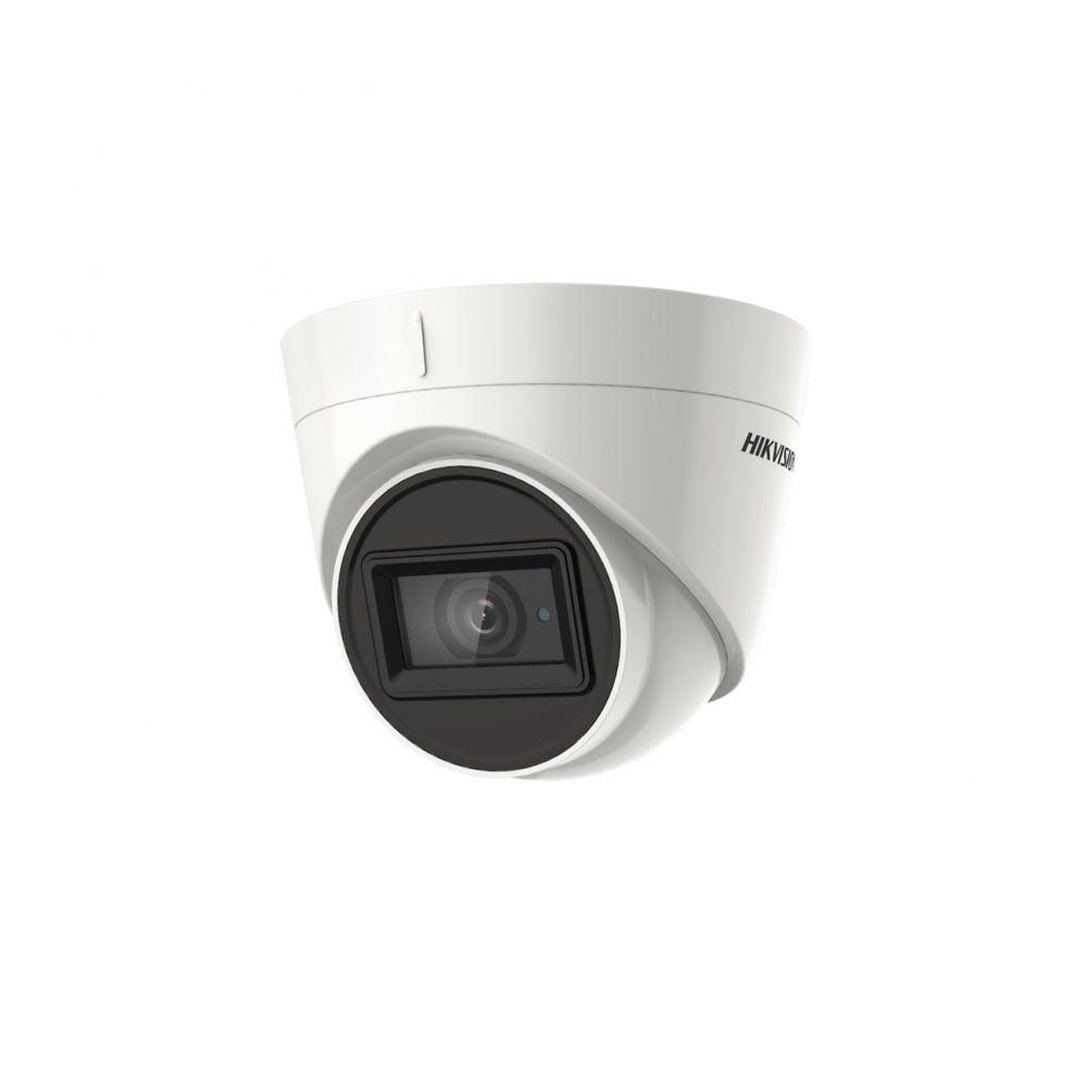 Camera supraveghere Turbo HD turret Hikvision DS-2CE78U1T-IT3F(3.6mm), 8.29MP, rezolutie 3840× 2160@12.5fps, 8MP@15fps, 4MP@25fps, iluminare Color: 0.01 Lux@(F1.2, AGC ON), 0 Lux cu IR, lentila 3.6mm, distanta IR 60m, EXIR 2.0, smart IR, DWDR 105 dB,IR cut filter,AGC,BLC,DNR,HLC, camera 4 in1