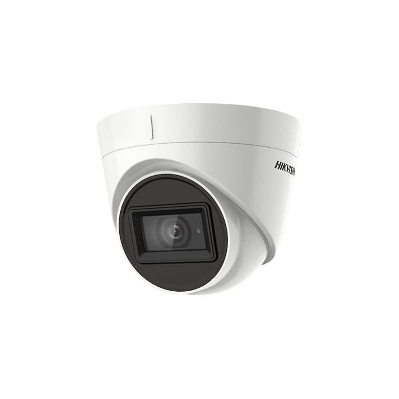 Camera supraveghere Hikvision TurboHD turret DS-2CE78U1T-IT3F(2.8mm), 8MP, senzor 8.29 MP high performance CMOS, rezolutie 3840 × 2160@15fps, iluminare Color: 0.01 Lux@(F1.2, AGC ON), 0 Lux cu IR, lentila 2.8mm, distanta IR 60m, EXIR 2.0, smart IR, DWDR/AGC/AWB/BLC/DNR/HLC, camera 4 in 1