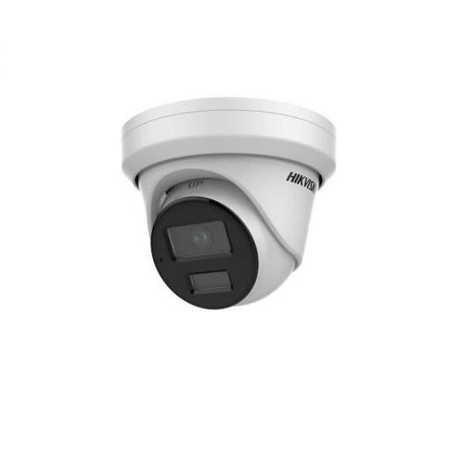 Camera supraveghere Hikvision IP Turret DS-2CD2323G2-I (D) 2.8mm; 2MP; 1/2.8" Progressive Scan CMOS; rezolutie: 1920× 1080@30fps; iluminare: Color: 0.005 Lux @ (F1.6, AGC ON),B/W: 0 Lux with IR; compresie: H.265, H.265+, H.264, H.264+; lentila: 2.8mm, distanta IR: 30metri; 120dB WDR/ BLC/3D