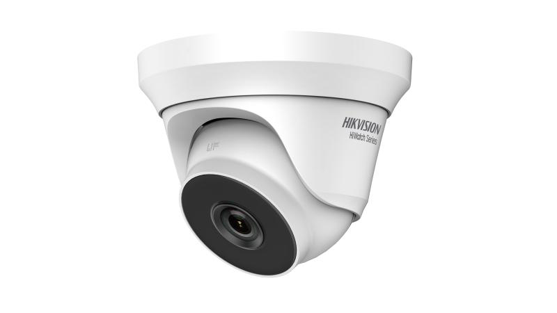 Camera de supraveghere Turret 2MP HiWatch Hikvision HWT-T220-M(2.8MM), lentila fixa 2.8mm, iluminare min: Color: 0.001 Lux @(F1.2, AGC ON), 0 Lux cu IR: 40m, alimentare: 12 VDC ±15%, protectie: IP66, dimensiuni: Ø 127.92 mm × 102.26 mm, greutate: 450g, temperatura de functionare: -40 ° C to 60 °C.