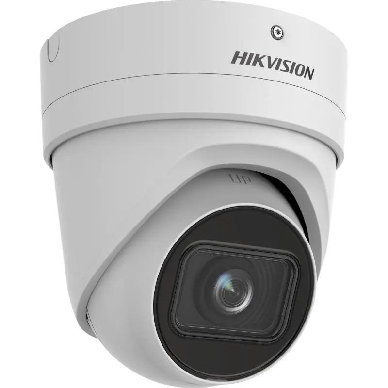 Camera supraveghere Hikvision IP turret DS-2CD2H46G2-IZS 2.8-12mm C, 4MP,Acusens - filtrarea alarmelor false dupa corpul uman si masini, senzor:1/3″ Progressive Scan CMOS, rezolutie: 2688 × 1520@30fps, iluminare:Color: 0.005 Lux @ (F1.6, AGC ON), 0 Lux cu IR on, lentila varifocala motorizata: 2.8