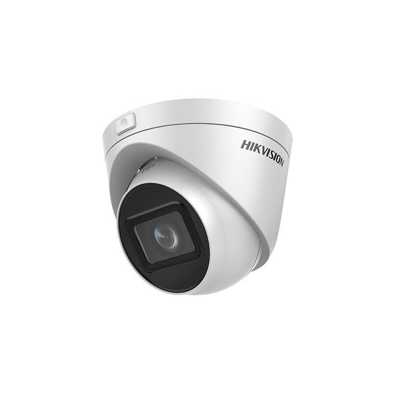 Camera supraveghere Hikvision TURRET DS-2CD1H53G0-IZ(2.8-12mm)(C)senzor de imagine :1/2.i7" Progressive Scan CMOS, rezolutie : 2560 × 1920, Varifocal lens, motorized lens, 2.8 to 12 mm, IR 30M, WDR 120dB, IP67, temperatura de functionare: -30 °C to 60 °C, dimensiuni: Ø 129.4 mm × 116.4 mm, greutate