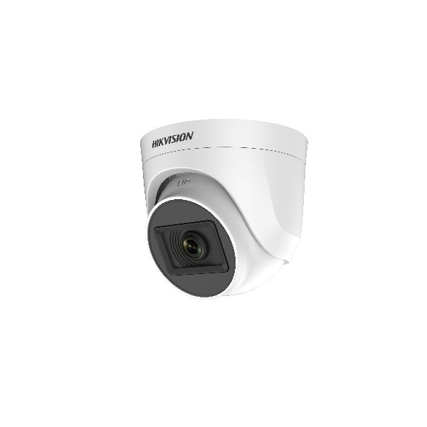 Camera de supraveghere Hikvision TURRET DS-2CE76H0T-ITMF(3.6mm)(C) 5 MP turret camera,EXIR 2.0: advanced infrared technology with 30 m IR distance,Water and dust resistant (IP67), Video Output Switchable TVI/AHD/CVI/CVBS,operating temperature: -40 °C to 60 °C, Dimensions Φ 82.6 mm × 90 mm × 79.37