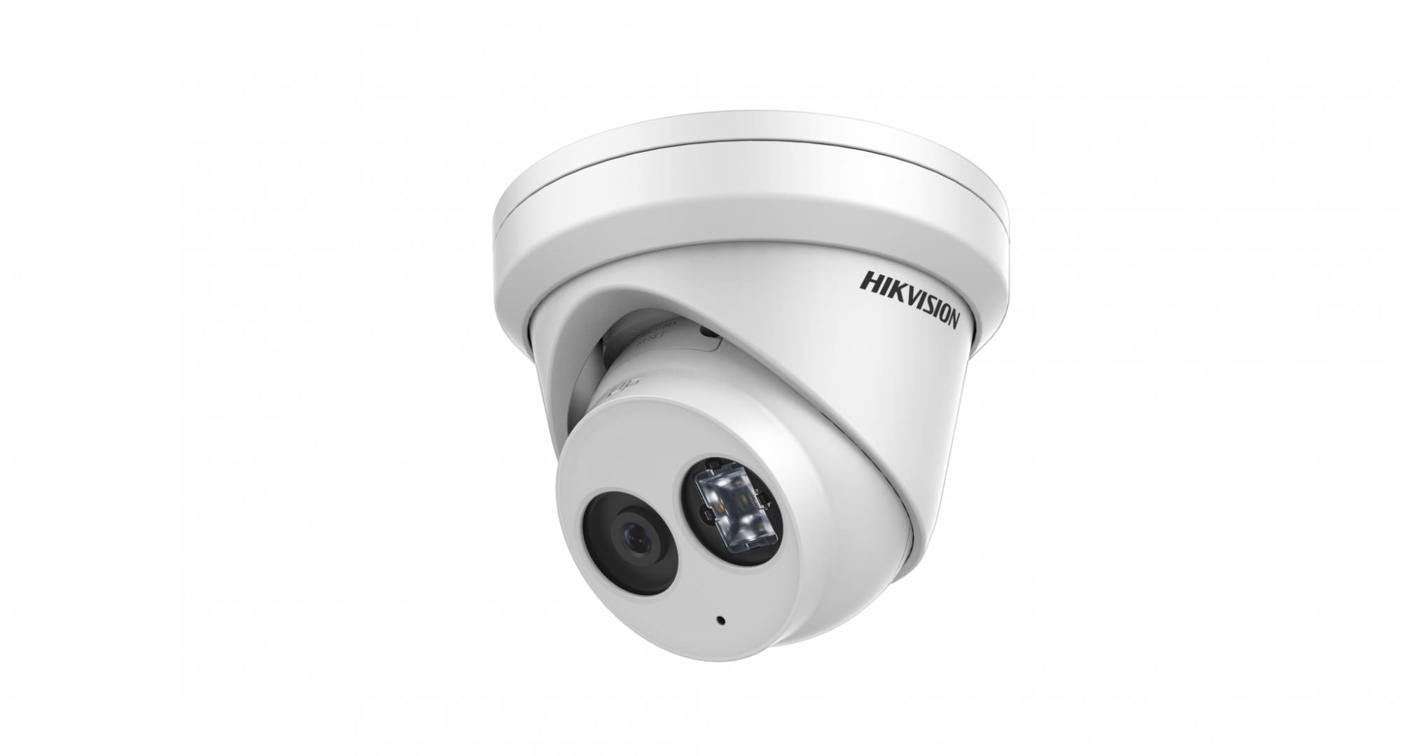 Camera supraveghere Hikvision IP turret DS-2CD2363G0-IU(2.8mm); 6MP, microfon audio incorporat, 1/2.9" Progressive Scan CMOS, rezolutie: 3072 × 2048 @20fps, compresie: H.265, H.265+, H.264, H.264+, iluminare: Color: 0.028 Lux @ (F2.0, AGC ON), 0 Lux with IR, lentila fixa: 2.8mm, unghi vizualizare