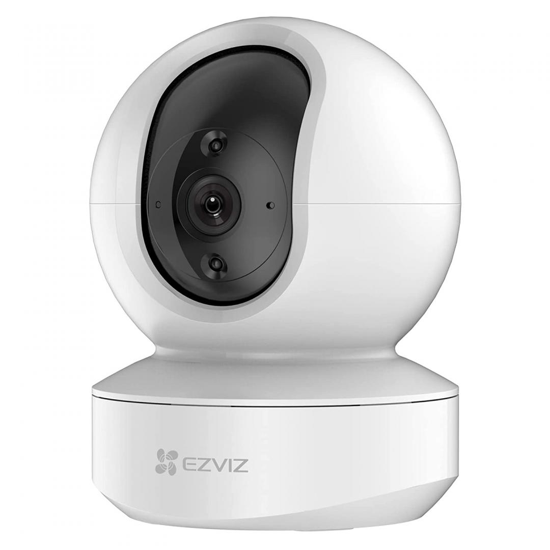 Camera supraveghere video WIFI Ezviz CS-TY1-C0-8B4WF; rezolutie 2K;Image Sensor F2.2@1/3" Progressive Scan CMOS, comunicare bidirectionala, distanta IR:10 metri; lentila 4MM, vizualizare 360°, detectie miscare, smart tracking, H.265 Video Technology, Wi-Fi 2.4 GHz,MicroSD Slot(up to 256 GB)