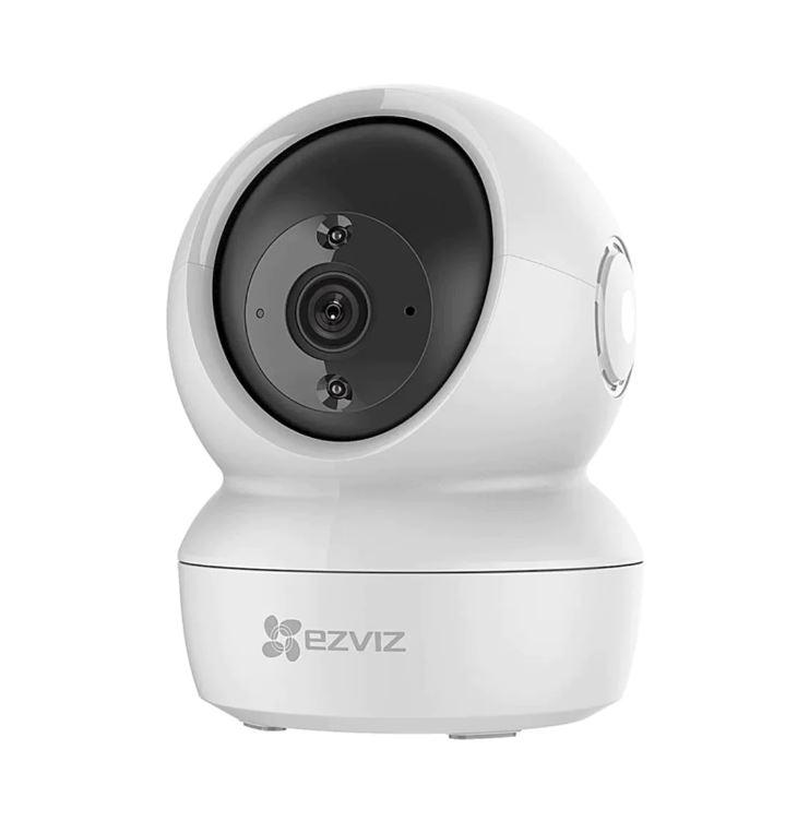 Camera supraveghere video WIFI Pan & Tilt Ezviz CS-H6C-R100-8B4WF; Senzor:F2.4 @ 1/3" Progressive Scan CMOS;Rezolutie 4MP, 2560 × 1440; Lentila: 4 mm, viewing angle: 85° (Diagonal), 75° (Horizontal), 45° (Vertical); IR 10M; Video Compresie: H.265 / H.264; Slot card microSD pana la 256GB;  Wi-Fi