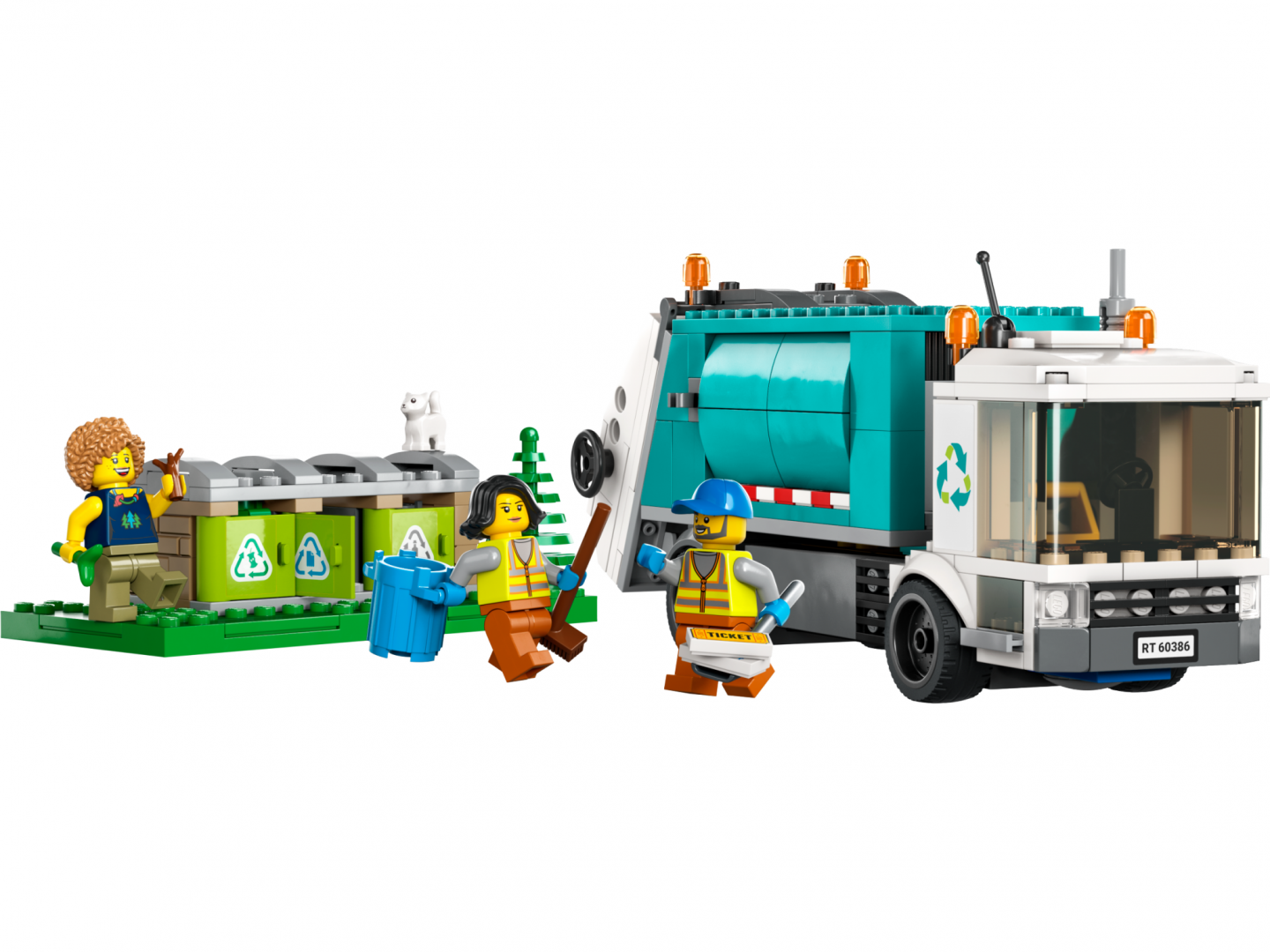 CAMION DE RECICLARE, LEGO 60386