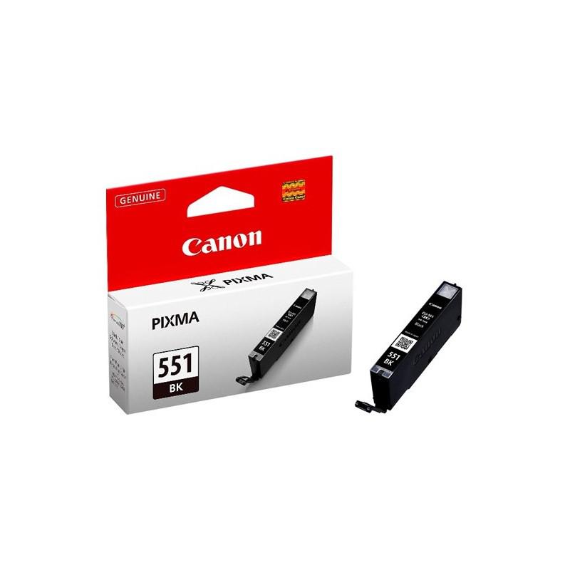 Cartus cerneala Canon CLI-551B, black, capacitate 7ml, pentru Canon Pixma IP7250, Pixma IP8750, Pixma IX6850, Pixma MG5450, Pixma MG5550, Pixma MG6350, Pixma MG6450, Pixma MG7150, Pixma MX925.