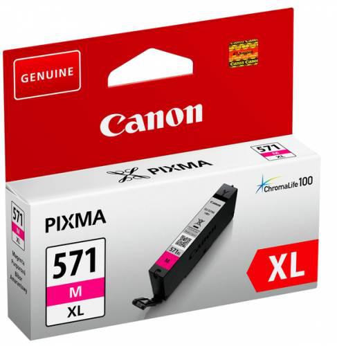 Cartus cerneala Canon CLI-571XL, magenta, capacitate 11ml, pentru Canon Pixma MG6850/MG6851, Canon Pixma MG5750/MG5751, Canon Pixma MG7750/MG7751/MG7752.