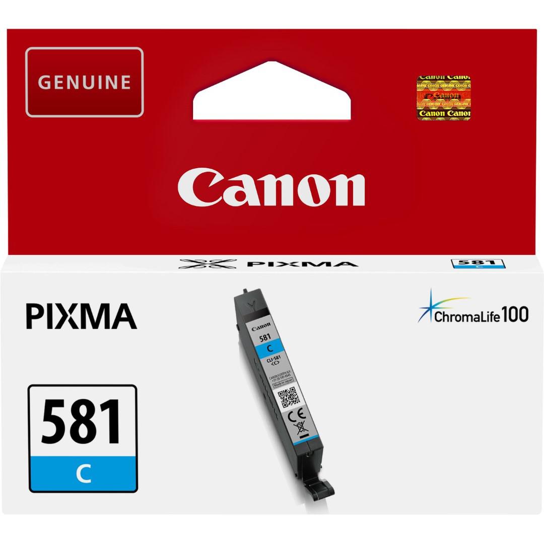 Cartus cerneala Canon CLI-581C, cyan ,5.6 ml, TS705, TR7550, TR8550, TS6150, TS8150, TS9150.