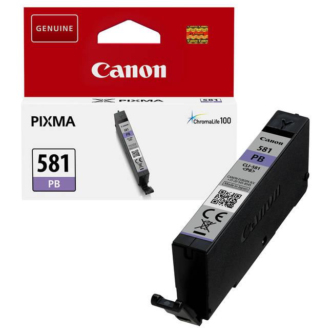 Cartus cerneala Canon CLI-581PB, photo blue ,5.6 ml, TS9155, TS9150, TS8251, TS8150, TS8151, TS8252, TS8152, TS8250.