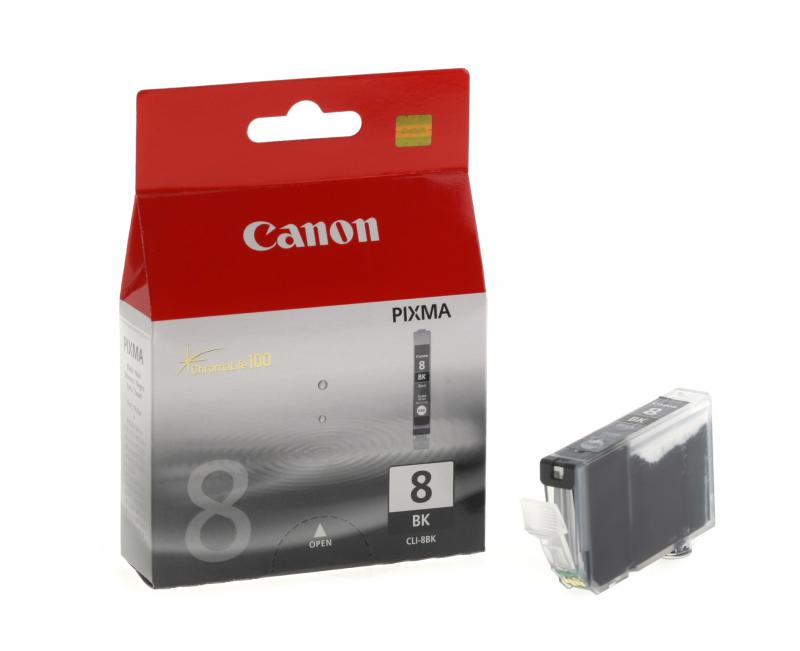 Cartus cerneala Canon CLI-8BK, black, capacitate 13ml, pentru Canon Pixma IP4200, Pixma IP4300, Pixma IP4500, Pixma IP5200, Pixma IP5300, Pixma IP6600D, Pixma IP6700D, Pixma MP500, Pixma MP530, Pixma MP600, Pixma MP610, Pixma MP800, Pixma MP810, Pixma MP830, Pixma MP970, Pixma Pro 9000