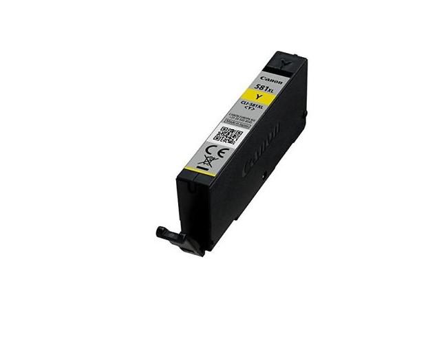 Cartus cerneala Canon CLI581XLY, yellow ,8.3 ml, PIXMA TS8152 PIXMA TS8151 PIXMA TR7550 PIXMA TS6151 PIXMA TS9155 PIXMA TS9150 PIXMA TS6150 PIXMA TR8550 PIXMA TS8150, TS705.