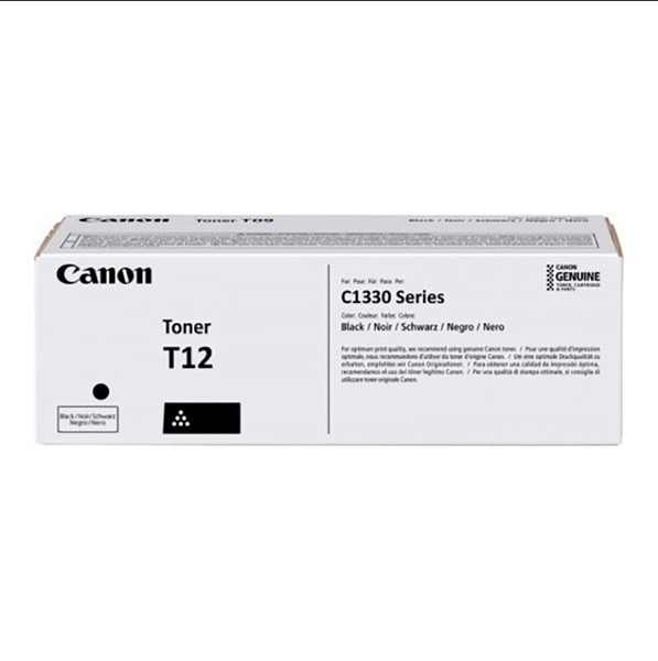 Toner Canon CRG-T12 black, 7.4k pagini, pentru Color imageCLASS X LBP1333C i-SENSYS X C1333i imageCLASS X C1333iF.