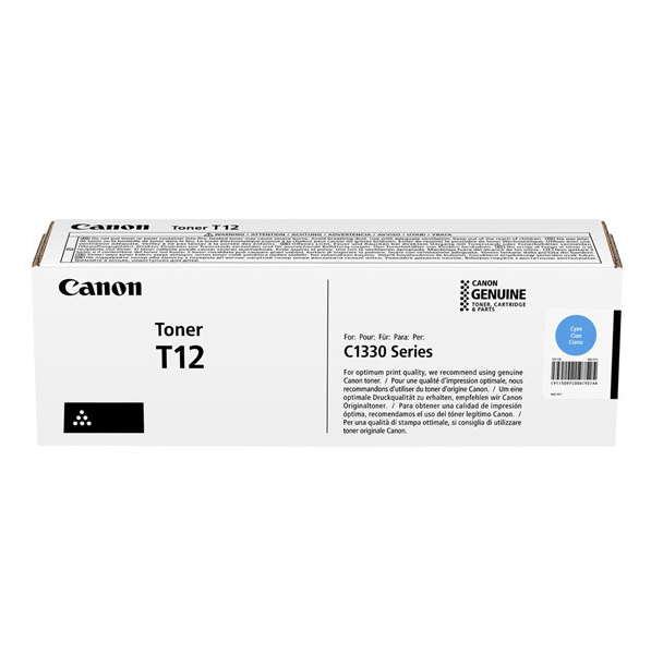 Toner Canon CRG-T12 cyan, 5.3k pagini, pentru Color imageCLASS X LBP1333C i-SENSYS X C1333i imageCLASS X C1333iF.