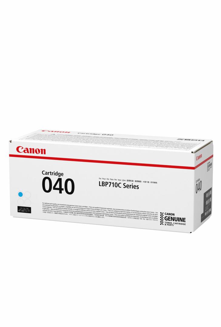 Toner Canon CRG040, cyan, capacitate 5400 pagini, pentru LBP712Cx, LBP710Cx .