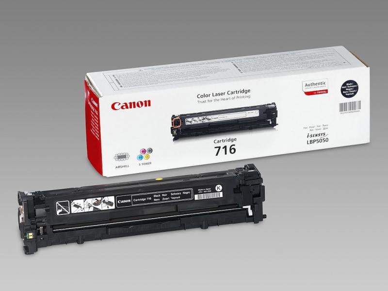 Toner Canon CRG716BK, black, capacitate 2300 pagini, pentru LBP5050, LBP5050n