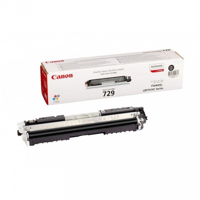 Toner Canon CRG729BK, black, capacitate 1200 pagini, pentru LBP7018C, LBP7010C