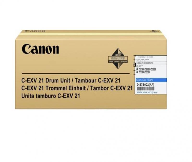 Drum Unit Canon CEXV21, cyan, capacitate 53000 pagini , pentru IRC2880/3380 series