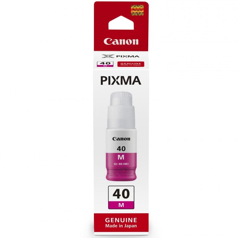 Cartus cerneala Canon GI-40M, culoare magenta, capacitate 7700 pagini, pentru Canon Pixma G5040, G6040.