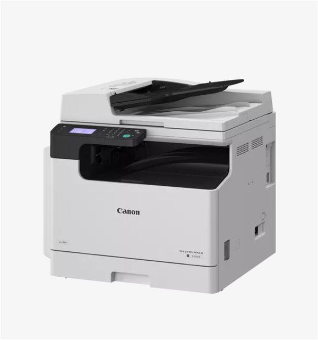 Multifunctional laser mono Canon iR2224iF, dimensiune A3 (Printare,Copiere, Scanare, Fax), viteza 22ppm A4 / 11ppm A3, rezolutie max600x600dpi, procesor 1.6 Ghz, memorie 1GB RAM, alimentare hartie250coli + tava universala 80 coli, limbaj de printare: UFR II Lite, PCL 6, viteza copiere 22cpm A4 /