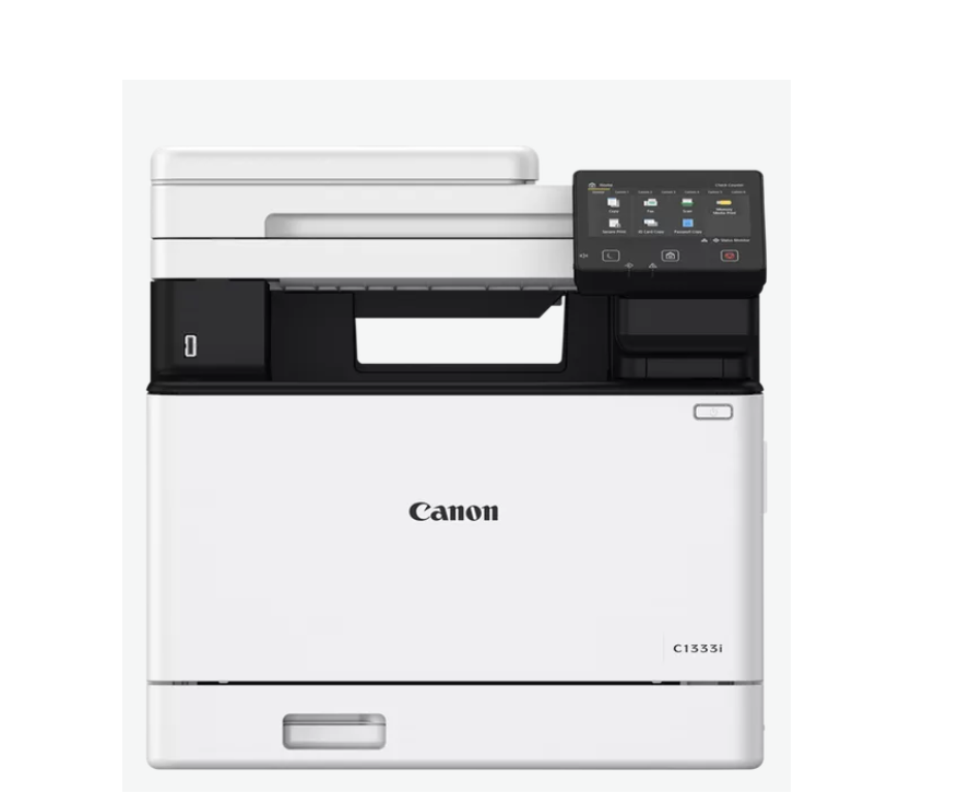 Canon Multifunctional laser color I-sensys X C1333I, Viteza printare: 33ppm, Rezolutie printare: 1200 x 1200dpi, Duplex, FPO 7.1 sec, Limbaje de printare: UFRII, PCL 5e1, PCL6, Adobe® PostScript3, Viteza copiere: 33ppm, Rezolutie copiere: 600 x 600dpi, duplex copiere, copii multiple: pana la 999
