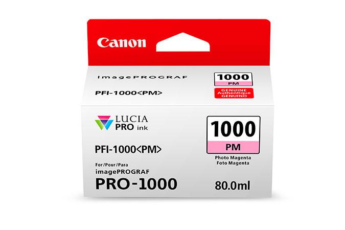 Cartus cerneala Canon PFI-1000PM , photo magenta, capacitate 80ml, pentru Canon imagePROGRAF PRO-1000.