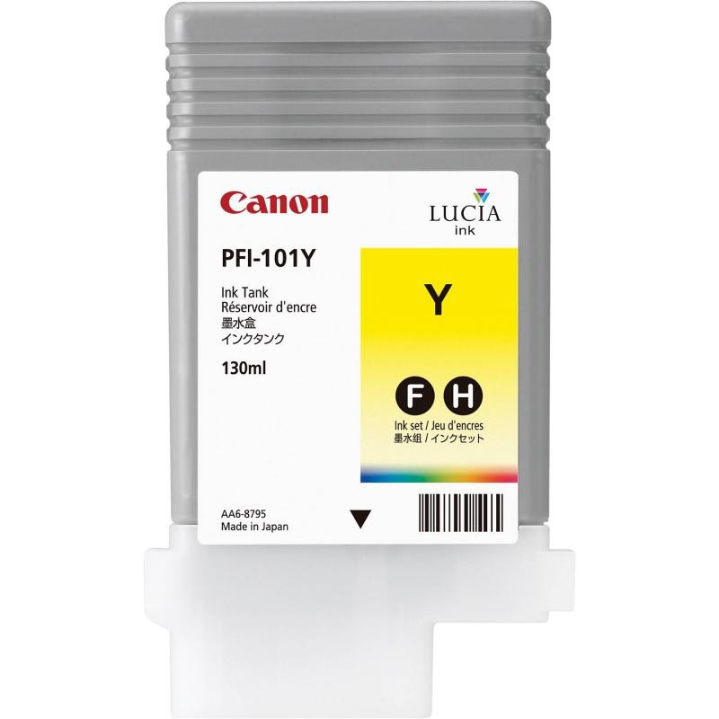 CANON PFI-101Y YELLOW INKJET CARTRIDGE