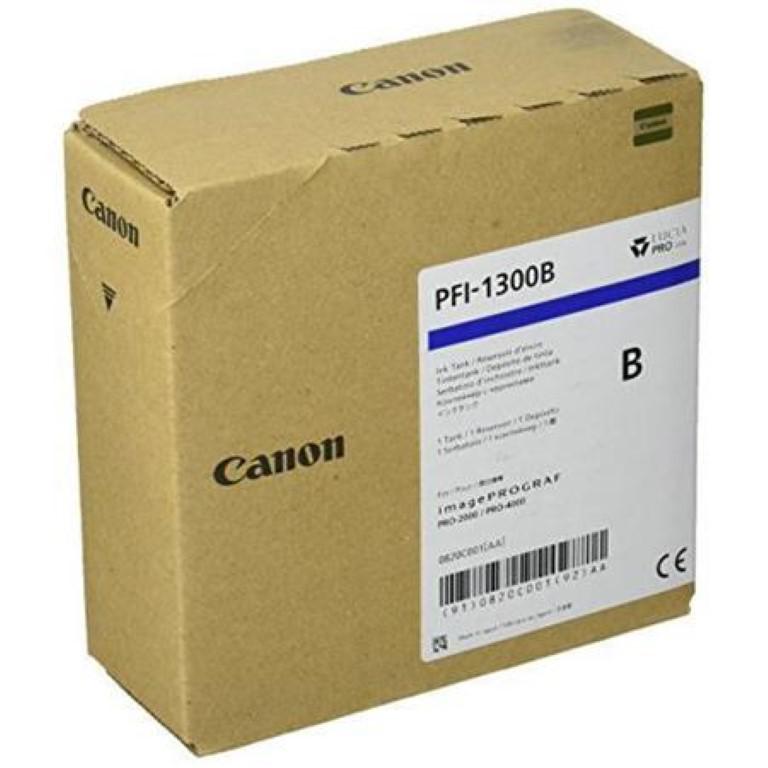 Cartus cerneala Canon PFI-1300BL, blue, capacitate 330ml, pentru Canon imagePROGRAF, PRO-2000, PRO-4000, PRO-4000, PRO-6000S.