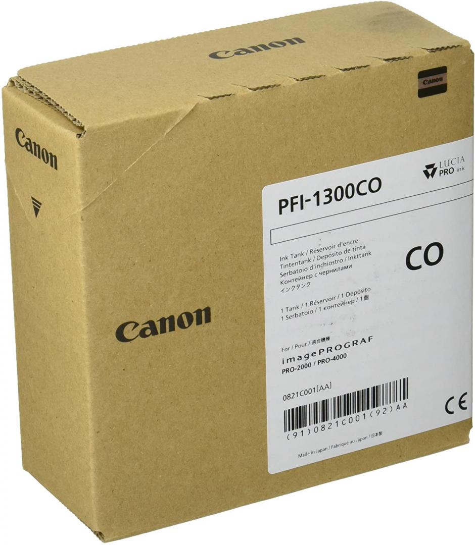 Cartus cerneala Canon PFI-1300CHO , chroma optimizer,transparent, capacitate 330ml, pentru Canon imagePROGRAF PRO-2000 si PRO-4000.