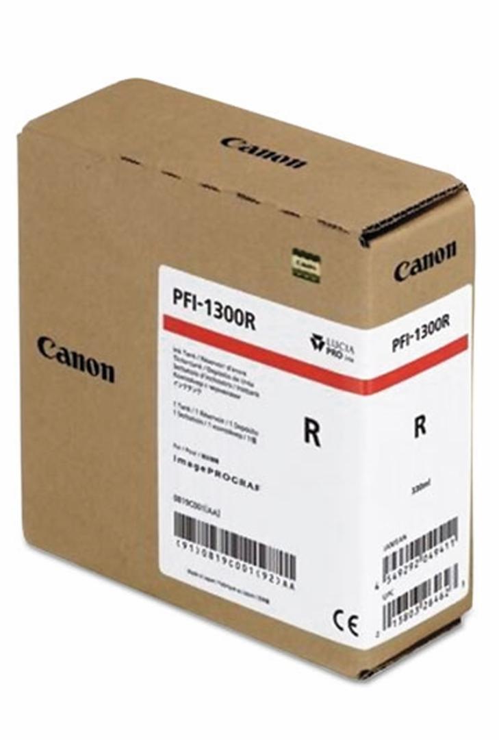 Cartus cerneala Canon PFI-1300R, red, capacitate 330ml, pentru Canon imagePROGRAF, PRO-2000, PRO-4000, PRO-4000, PRO-6000S.