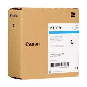 Cartus cerneala Canon PFI-307C, cyan, capacitate 330ml, pentru Canon iPF830, iPF840,iPF850.