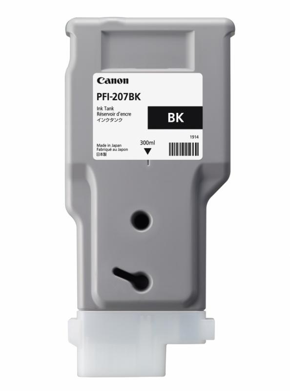 Cartus cerneala Canon PFI-207PBK, photo black, capacitate 300ml, pentru Canon iPF680/685, iPF780/785