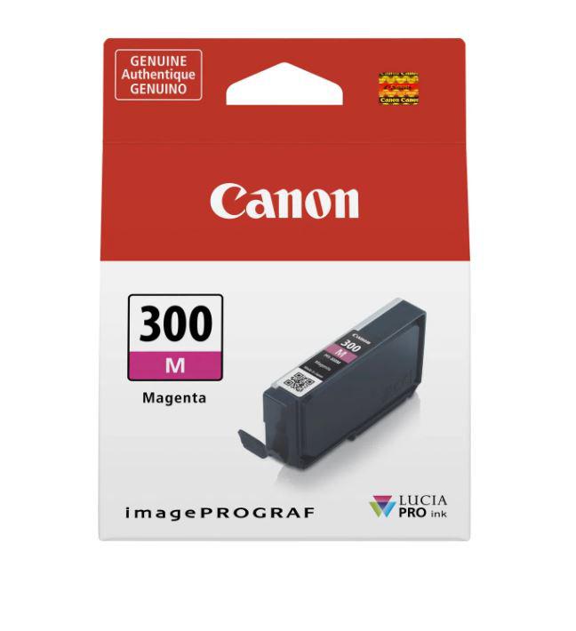 Cartus cerneala Canon PFI300M, Magenta, capacitate 14.4ml, pentru Canon imagePROGRAF PRO-300.