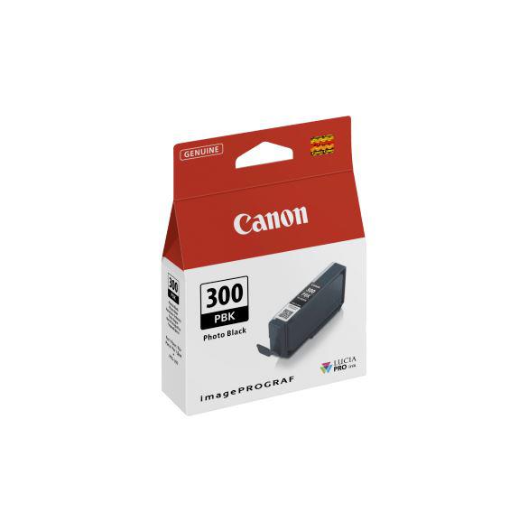 Cartus cerneala Canon PFI300PBK, Photo Black, capacitate 14.4ml, pentru Canon imagePROGRAF PRO-300.