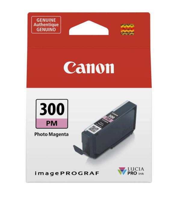 Cartus cerneala Canon PFI300PM, Photo Magenta, capacitate 14.4ml, pentru Canon imagePROGRAF PRO-300.