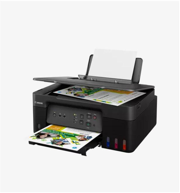 Multifunctional inkjet color CISS Canon PIXMA G3430, dimensiune A4 (Printare, Copiere, Scanare), viteza 11 ipm alb-negru, 6 ipm color,rezolutie printare 4800x1200 dpi, imprimare fara margini, alimentarehartie 100 coli, scanner CIS rezolutie 600x1200 dpi, copiere multipla 99copii, Zoom 25 - 400% (in