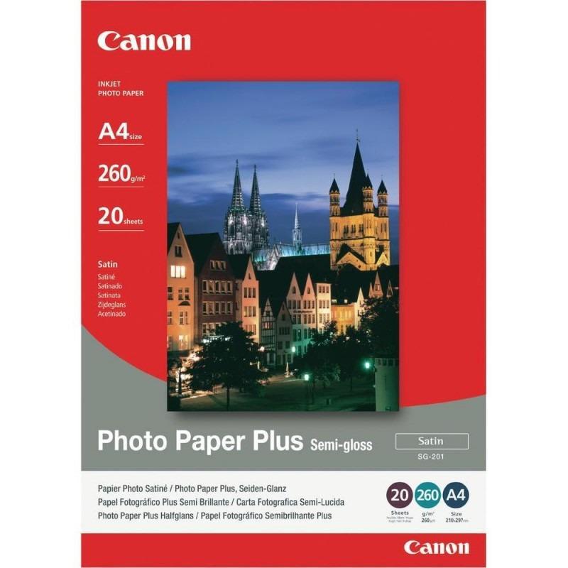 Hartie foto Canon PP-201 13x18, dimensiune 13x18 cm, 20 coli, tip glossy,  greutate 260g/m2