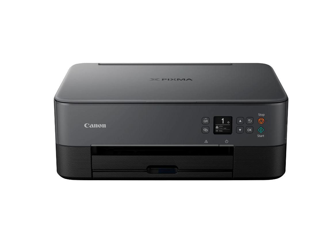 Multifunctional inkjet color Canon Pixma TS5350A Black, dimensiune A4 (Printare, Copiere, Scanare), viteza 13ipm alb-negru, 6.8ipm color, rezolutie 4800x1200 dpi, alimentare hartie 100 coli, imprimare fara margini, scanner cu suport plat CIS, rezolutie scanare 1200 x 2400 dpi, viteza scanare A4 14