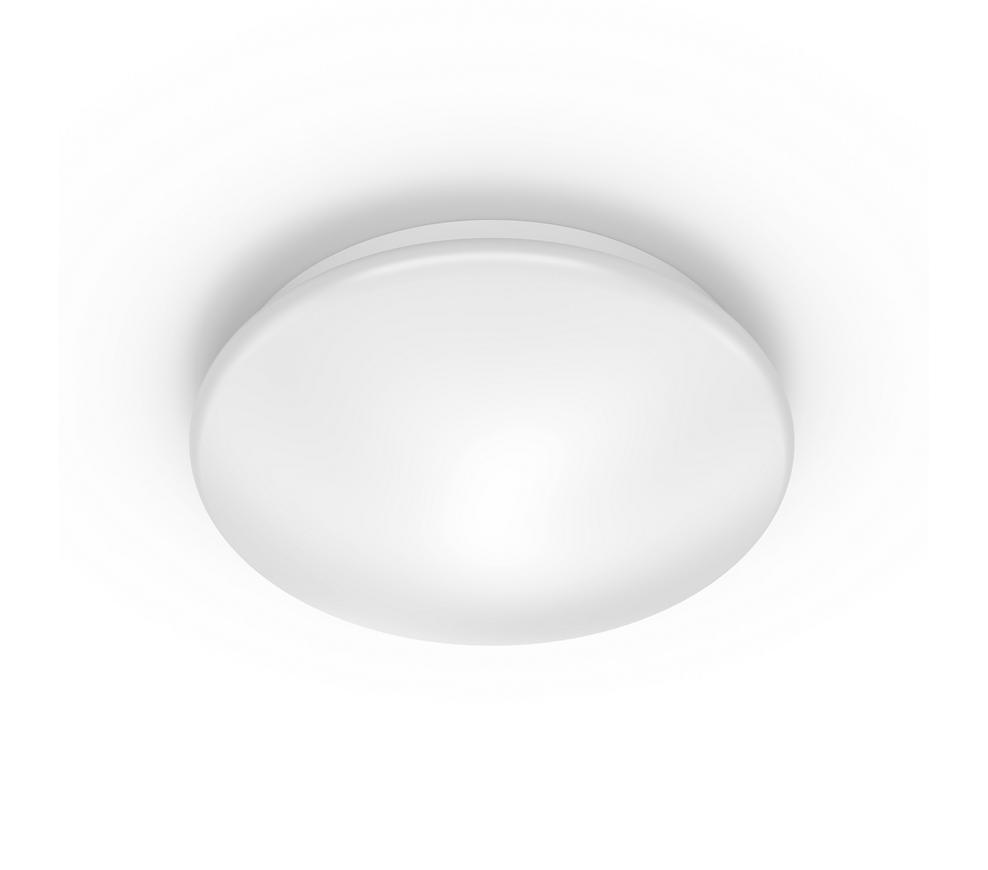 Plafoniera LED Philips Canopus CL259, 17W, 1500 lm, lumina calda(2700K) ,IP44, 32cm, Metal/Plastic, Alb