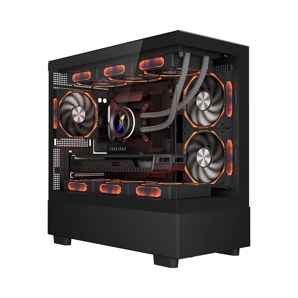 Carcasa 1STPLAYER MI5 Mid Tower ARGB NEGRU