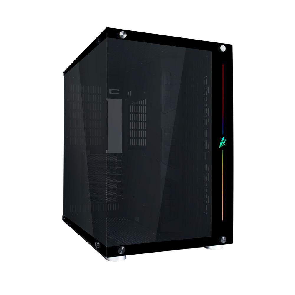 Carcasa 1STPLAYER SP8 Mid Tower NEGRU